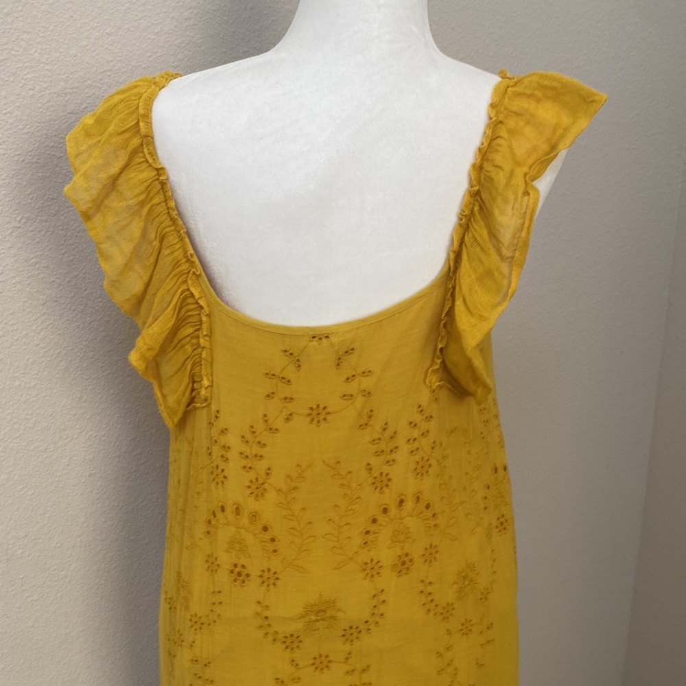 Anthropologie Payal Jain Fallon Dress yellow - Picture 10 of 11
